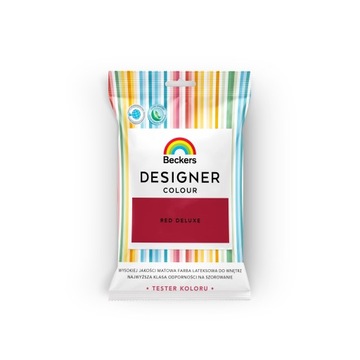 BECKERS DESIGNER COLOUR 50ML TESTER! RED DELUXE