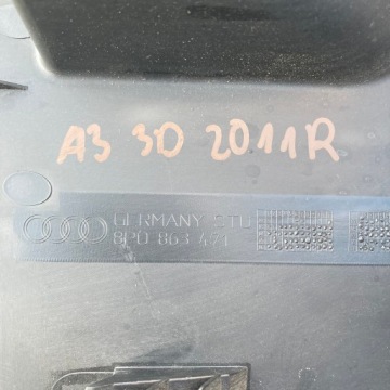 AUDI A3 03-13 3-D КРЫШКА РЕМНЯ ЗАДНЯЯ 8P0863471