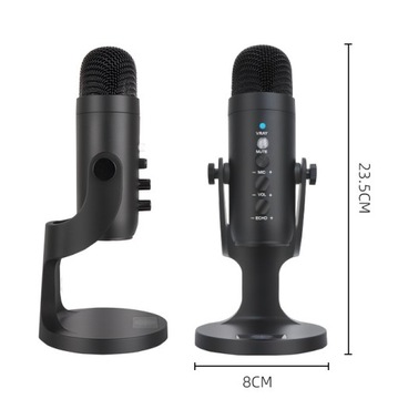 Комплект конденсаторного USB-микрофона с подставкой
