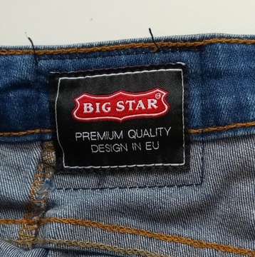 Spodnie jeans męskie BIG STAR 32 NIEBIESKIE