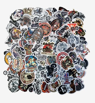 STICKER BOMB MIX НАКЛЕЙКИ НА МОТОЦИКЛЫ НАКЛЕЙКИ 100 ШТ.