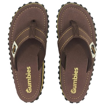 GUMBIES ISLANDER FLIP-FLOPS UNISEX CLASSIC BROWN 49