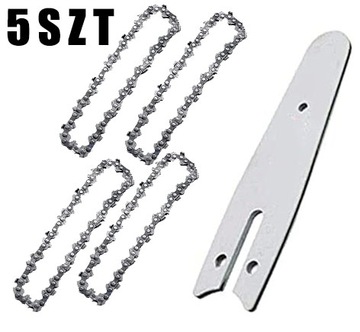 PROWADNICA + 4 X ŁAŃCUCH 6'' MINI PIŁA PILARKA