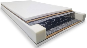 MATERAC BONELL+2X KOKOS TWARDY 85x210x18 cm
