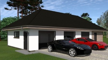 PROJEKT GARAŻU TRZYSTANOWISKOWEGO G314