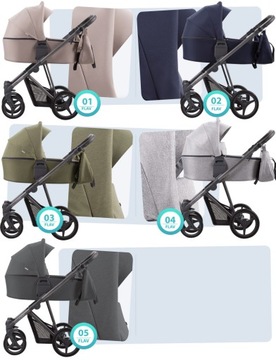 КОЛЯСКА BEBETTO 2В1 ФЛАВИО 01 | + АДАПТЕРЫ CYBEX MC