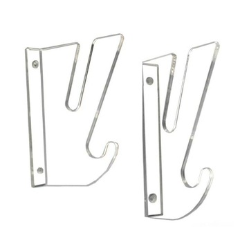Skateboard Wall Mount Display Rack Organizer Horizontal Snowboard clear