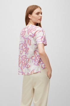 Hugo Boss farebné dámske tričko graffiti veľ. XL
