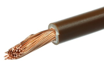 Przewód jednożyłowy linka LgY 1x4 brązowy 4mm