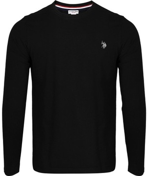 U.S. POLO ASSN. - LONGSLEEVE MĘSKI WILL 168 66730 34502 199 koszulka czarna