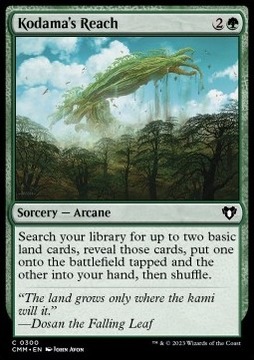 Kodama's Reach Commander Masters