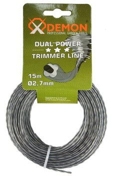 ŻYŁKA DO PODKASZARKI PLECIONA ZBROJONA 15M 2.7MM