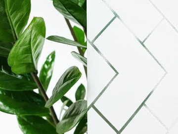 Статическая оконная пленка Milky ZIGZAGS 45x150см