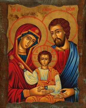 OBRAZ OBRAZEK ŚWIĘTA RODZINA 25x20