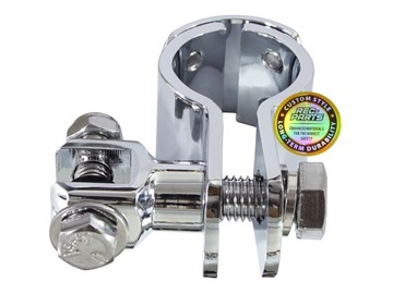 Ручки зажимных колясок до 32 мм гмоли + 25,4 мм хромовых адаптеров