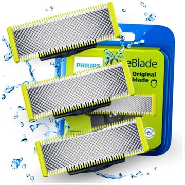3x PHILIPS ONE BLADE OSTRZA ORYGINALNE OSTRZE ONEBLADE QP2520 QP2530 QP6541
