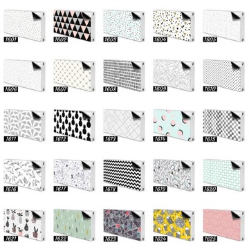 Модная крышка радиатора Современный 3D узор