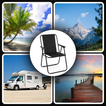 ТУРИСТИЧЕСКИЙ САД, ПЛЯЖ, РЫБАЛКА, СТУЛ, СКЛАДНОЙ ЧЕРНЫЙ СТУЛ, СТУЛ