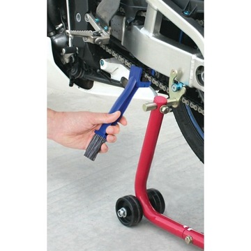 LAMPA.IT Szczotka do czyszczenia łańcucha z dwoma końcówkami czarna