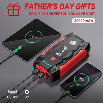 BOOSTER ROZRUCH 20000mAh JUMP STARTER BOOSTER 12V