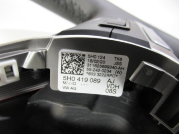 VW GOLF 8 VIII 5H КОЖАНЫЙ РУЛЬ 5H0419089AJ