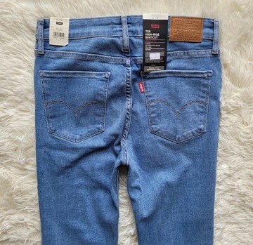 spodnie jeansowe LEVI'S 725 High Rise Bootcut W27 L34 38/M dzwony