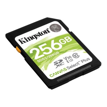 Kingston SDXC Canvas Select Plus 256GB 100R Class 10 UHS-I