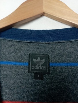 ATS kardigan ADIDAS bawełna elastan paski S