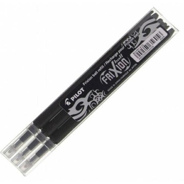 PILOT Frixion Wkład. 0,7 Czarne 3 szt