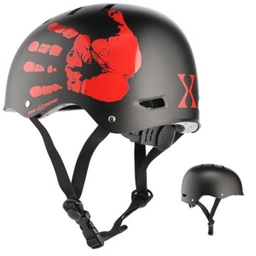 Kask Ochronny ROWER HULAJNOGA L 54-62 CM REGULOWANY SOLIDNY WYTRZYMAŁY NILS