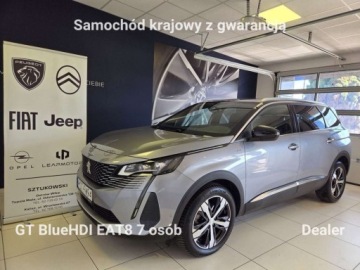 Peugeot 5008 II Crossover Facelifting 1.5 BlueHDi 130KM 2024 Peugeot 5008 1.5 BlueHDi GT 130KM EAT8 7os. SalonPL Gwarancja Dealer 1.5