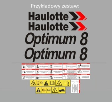 Naklejki oklejenie - HAULOTTE - każdy model