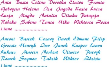 ИМЯ РЕБЕНКА + 40 наклеек ЦВЕТЫ, РАЗНЫЕ ЦВЕТА