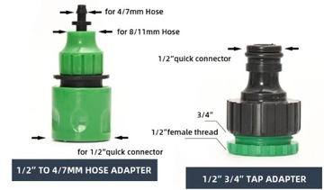 НАБОР КАПЕЛЬНОГО орошения ДЛЯ АВТОМАТИЧЕСКОЙ СИСТЕМЫ РАСТЕНИЙ 37 шт. #001