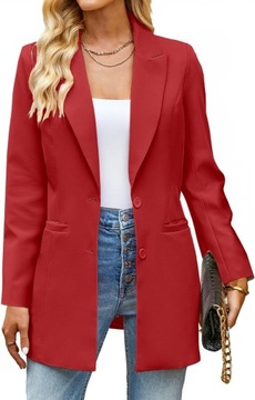 2024 Женские пиджаки Деловые повседневные длинные пиджаки Dressy Work, L