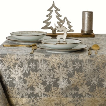 Рождественская скатерть Манжета 5 см Магия Рождества 120х160 см