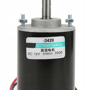 SILNIK SZCZOTKOWY 12V/24V XD-3420 3500RPM