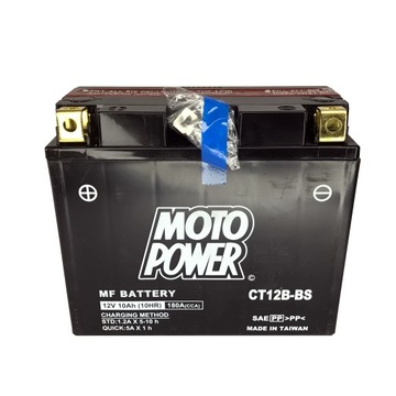 Akumulator CT12B-BS MOTOPOWER SPORTCITY CUBE