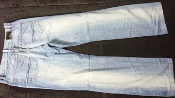 spodnie HUGO BOSS 32/34 super TEXAS cienki jeans