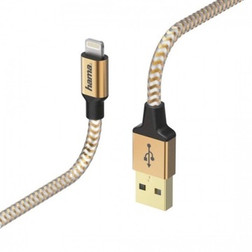 Hama Kabel USB Apple Lightning Reflected 1.5m pomarańczowy