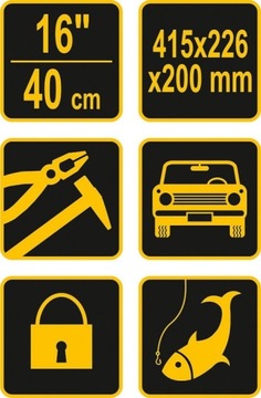 ЯЩИК ДЛЯ ИНСТРУМЕНТОВ ПЛАСТИКОВЫЙ VOREL 16