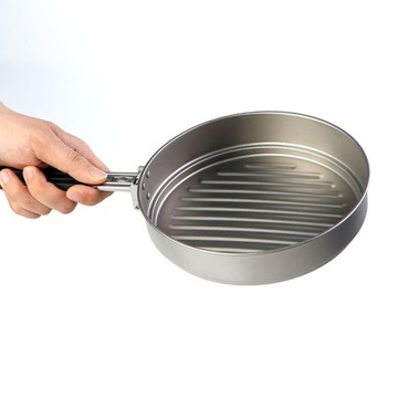 1100ml tytanowa patelnia Ultralight Grill patelnia