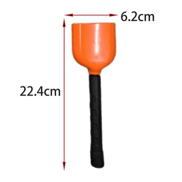 Коровий колокольчик с ручкой, обучающая игрушка с шумом, удобная ручка, желтый L