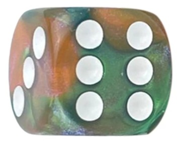 KOSTKA K6 1,6 CM RPG KOSMICZNY TRANSPORT PUBLICZNY KOŚĆ SZEŚCIOŚCIENNA