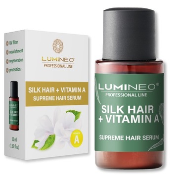 Lumineo Serum do włosów jedwab z witaminą A 20ml