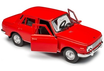WARTBURG 353 MODEL METAL WELLY 1:34 CZERWONY