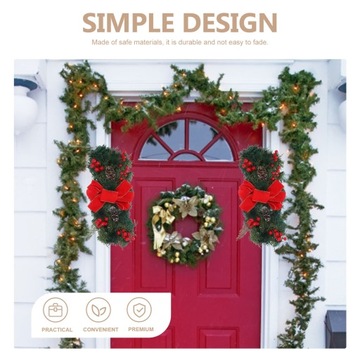 Светодиодные украшения на входную дверь