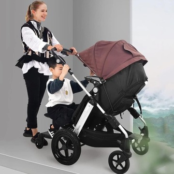 ДОПОЛНИТЕЛЬНАЯ КОЛЯСКА 25 КГ С СИДЕНЬЕМ, ЧЕРНАЯ, 3-7 ЛЕТ, CE