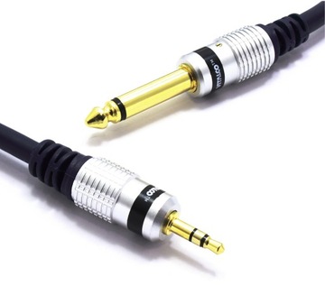 KABEL WTYK JACK 3,5 STEREO WTYK 6,3 MONO MK67 5m