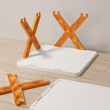 ПОЛКА ДЛЯ ОБУВИ ИГРУШКИ КНИЖНЫЙ ШКАФ 6 УРОВНЕЙ ОРАНЖЕВЫЙ ЛЕГКИЙ ОРГАНАЙЗЕР ПОДСТАВКА